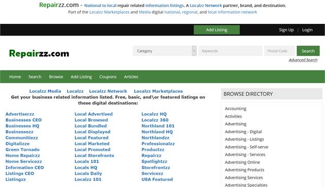 Spotlightzz.com - National to local business related information listings.