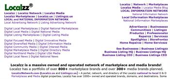 Localzz is a massive owned and operated network and portfolio of media and marketplace brands!