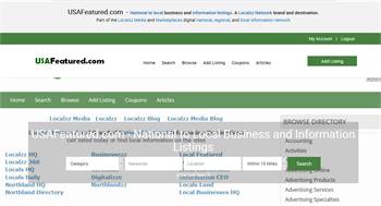 USAFeatured.com - National to Local business and information listings